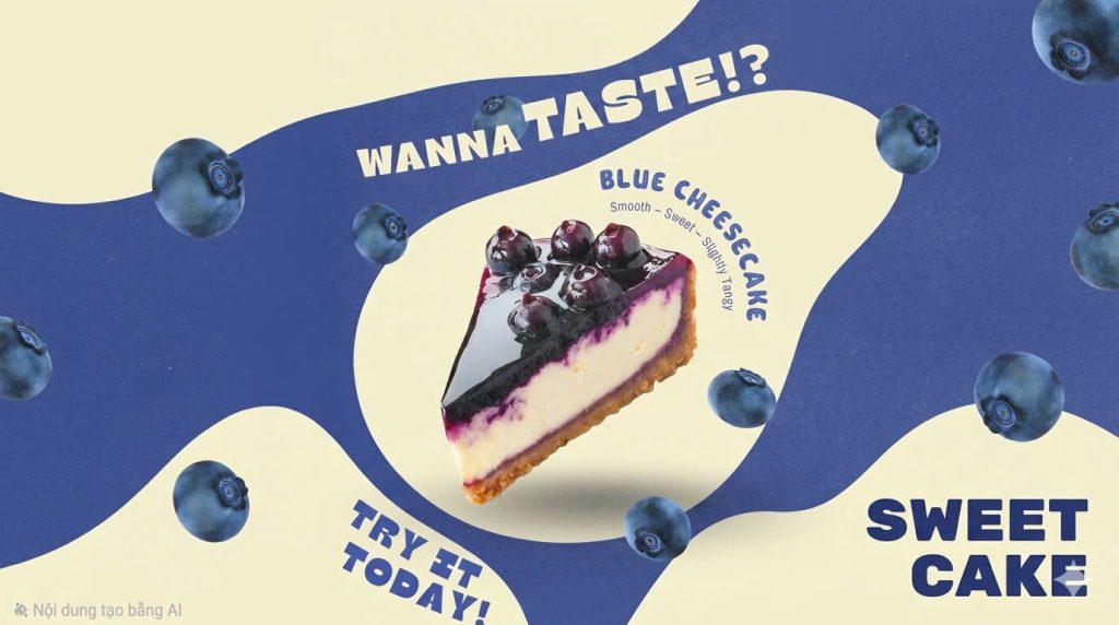 Bánh cheesecake mềm mịn, béo nhẹ từ phô mai, vị ngọt dịu hài hòa. Món tráng miệng hấp dẫn, phù hợp mọi dịp.